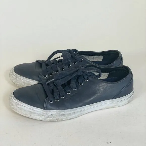 Cole Haan Mens Pinch Weekender LX Lace Oxford Sneaker Navy Blue Size 8 M Leather