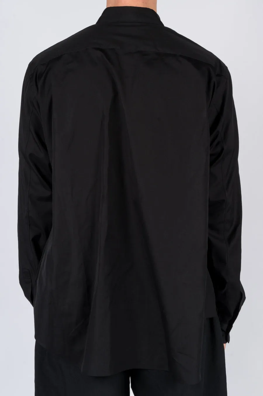 COMME DES GARCONS HOMME PLUS FRINGED COTTON BUTTON SHIRT