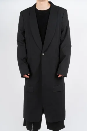 COMME DES GARCONS HOMME PLUS SINGLE BREASTED COAT BLACK