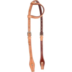 Country Legend Rawhide & Basket One Ear Headstall