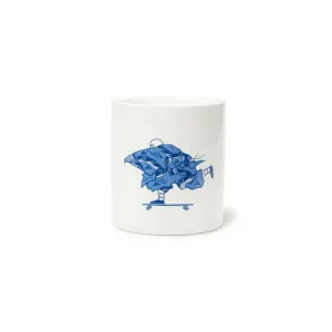 Crossover x Temple of Skate “The Push” Tea Cup | White