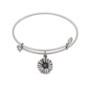 Daisy, Bangle Antique Silver Color Finish