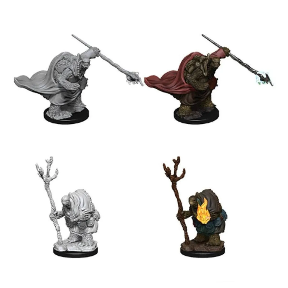 D&D Nolzurs Marvelous Unpainted Miniatures Tortles Adventurers