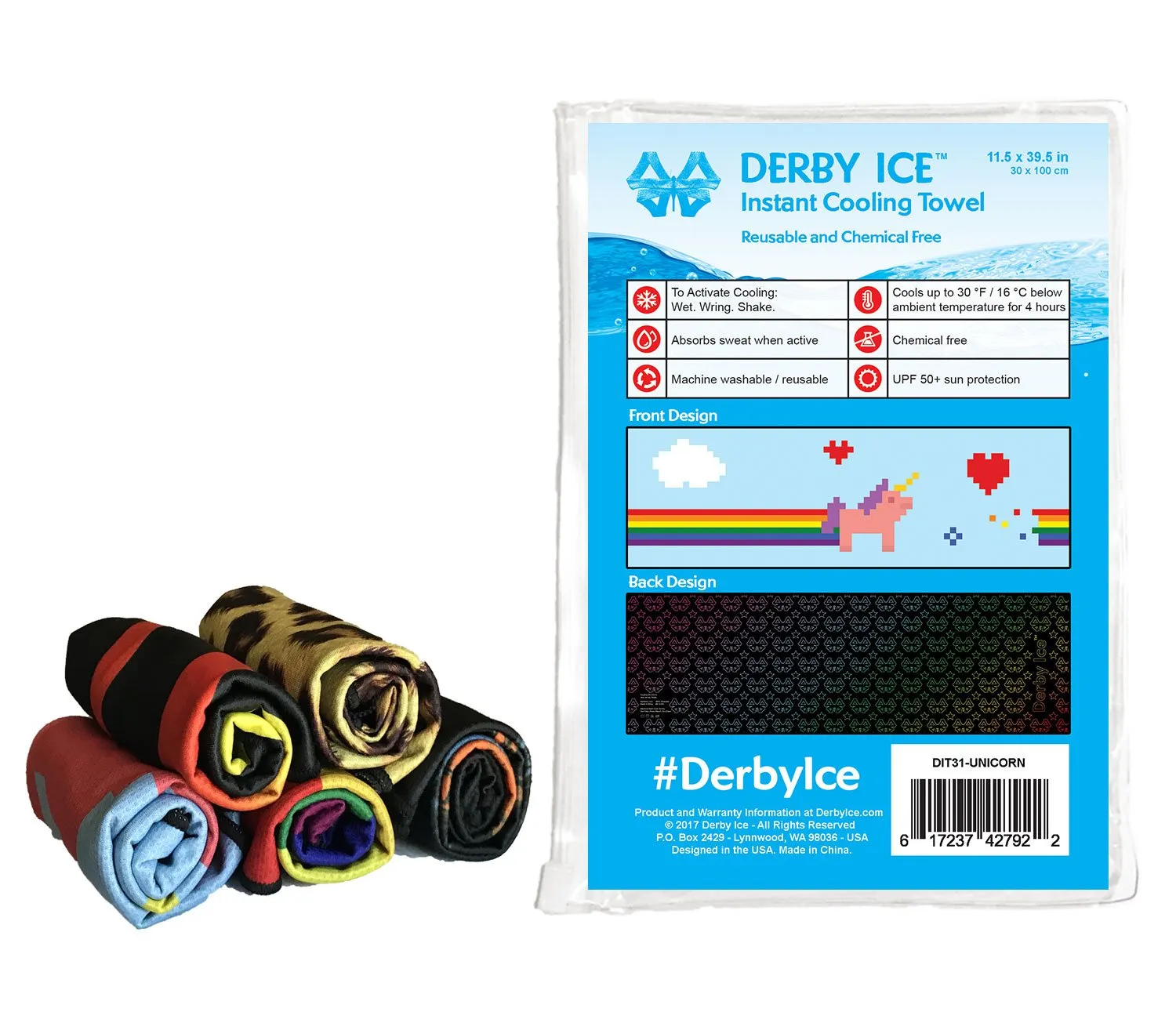 Derby Ice Towel - Blue