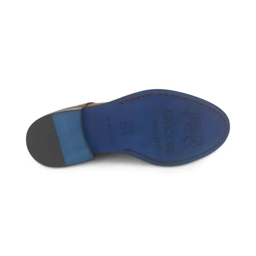 Derby in pelle color cuoio