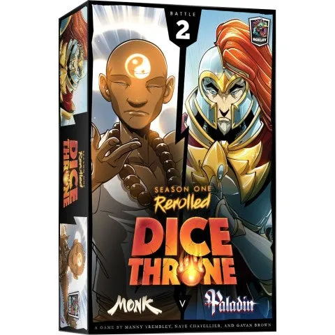 Dice Throne Season One ReRolled 2: Monk vs. Paladin