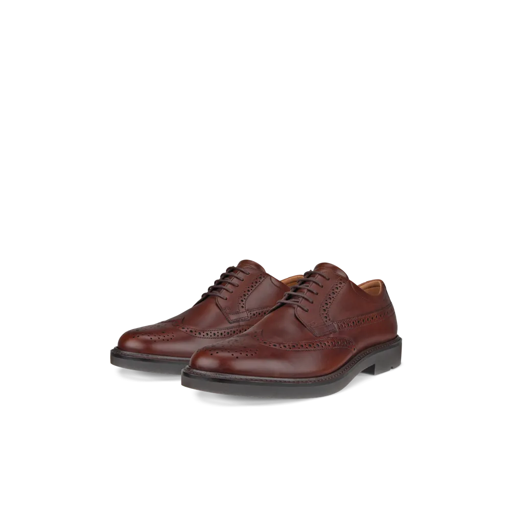 ECCO 525614 01053 New City With Welt Laceup Brogue Cognac