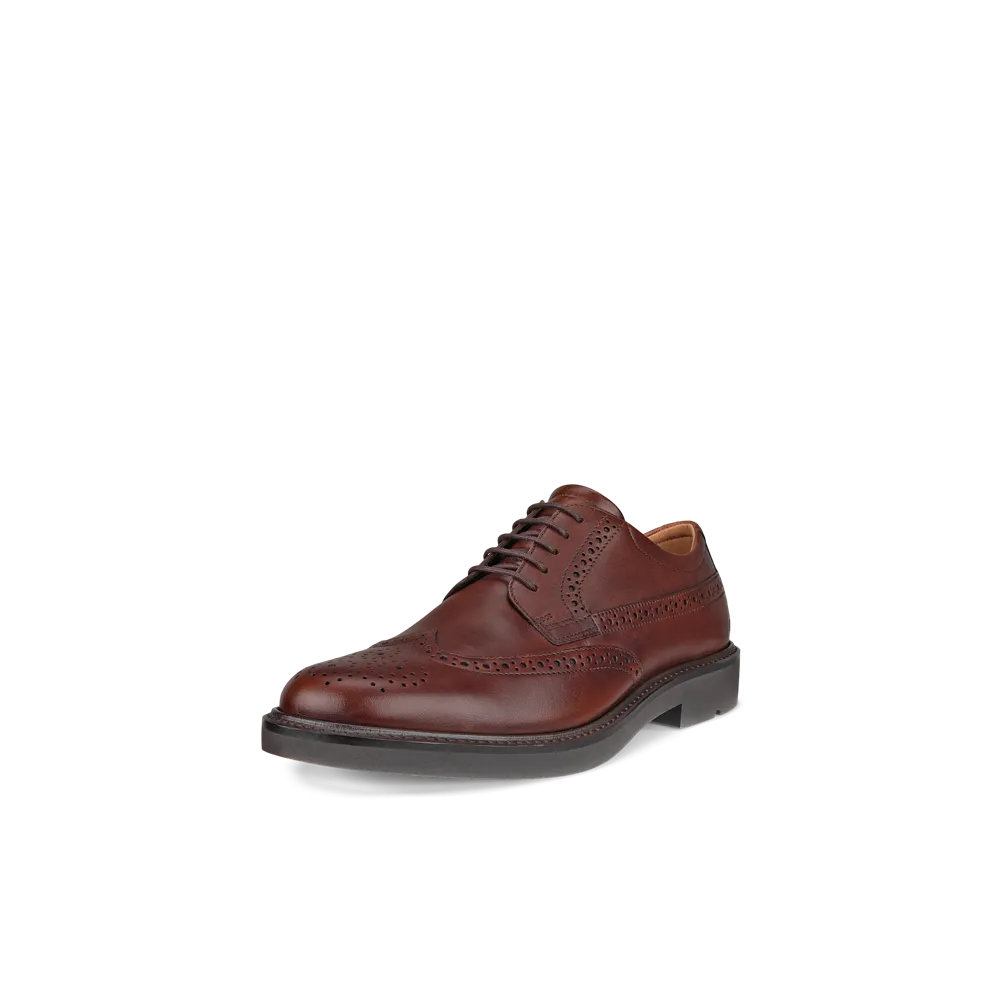 ECCO 525614 01053 New City With Welt Laceup Brogue Cognac