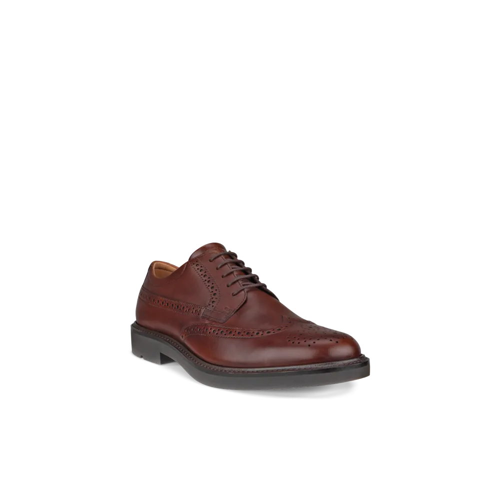 ECCO 525614 01053 New City With Welt Laceup Brogue Cognac