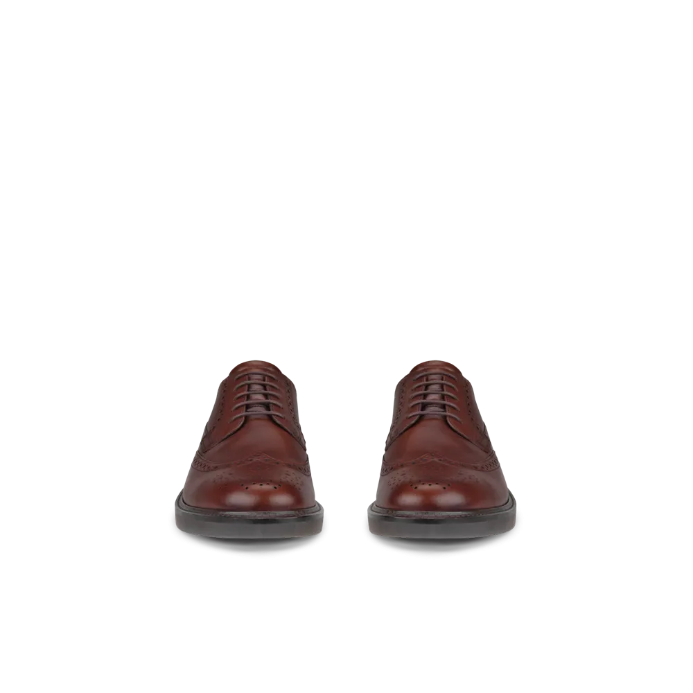 ECCO 525614 01053 New City With Welt Laceup Brogue Cognac