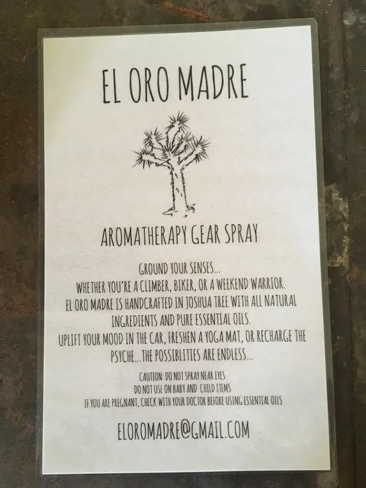 El Oro Madre Gear Spray 4 oz (Assorted Scents)