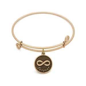 Eternity, Bangle Antique Gold Color Finish