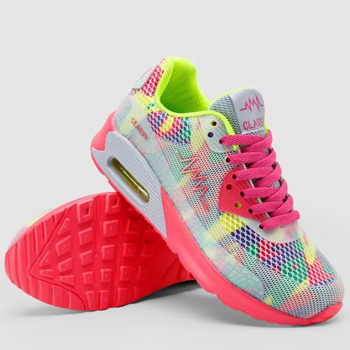 Fashion Flats Women Trainers Breathable Sport Woman Shoes Casual Outdoor Walking Women Flats
