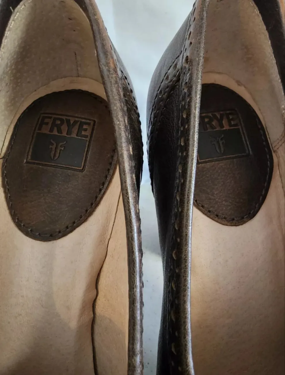 Frye Naiya Kiltie Moc Leather Heels – Size 39 (8) – Brown