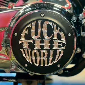 FTW M8 Touring Derby Cover - Matte Black