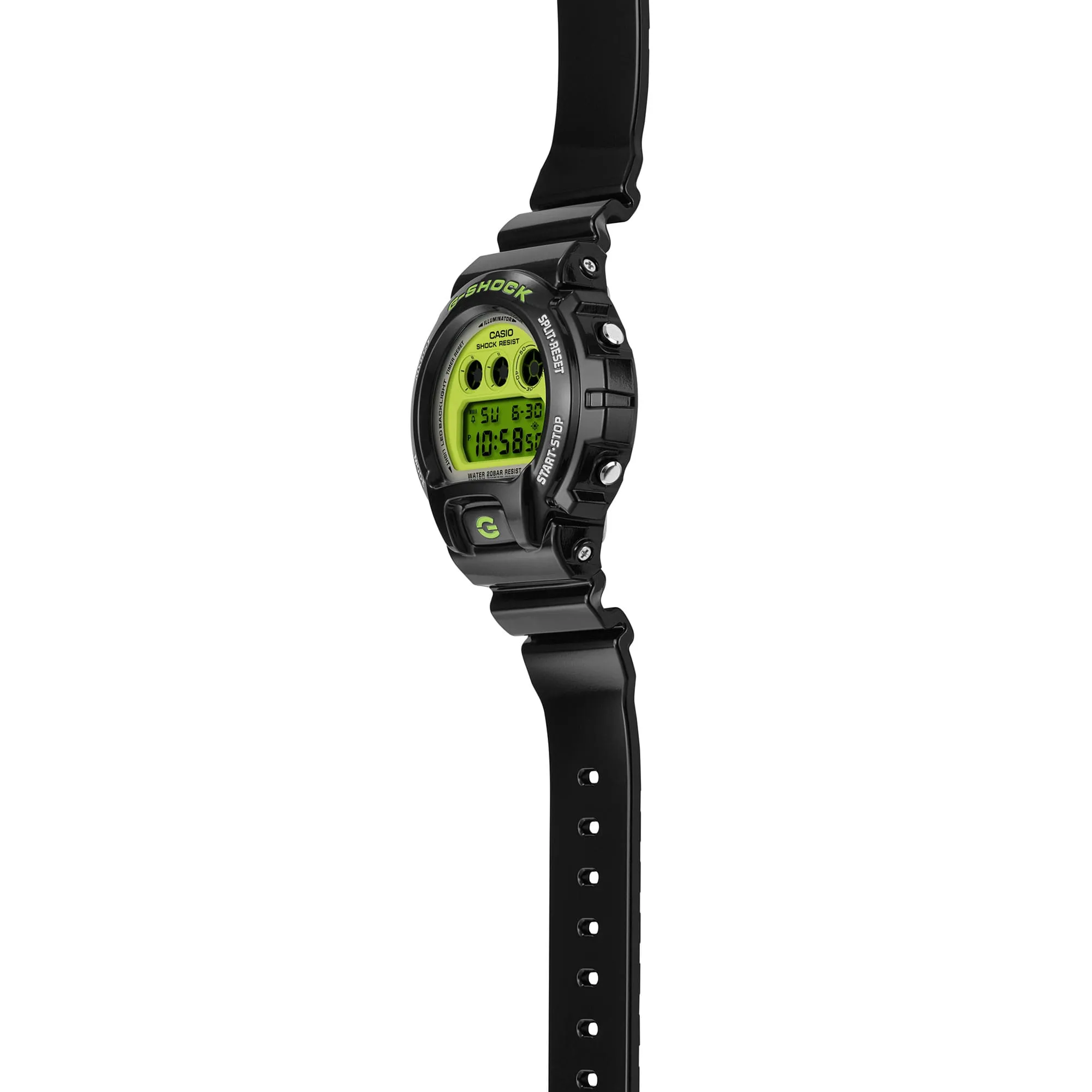 G-SHOCK Crazy Colors DW6900RCS-7 Black & Lime Green Digital