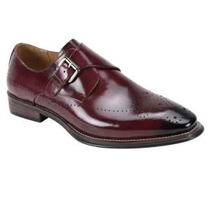 Giovanni Jeffery Leather Monkstrap Dress Shoe