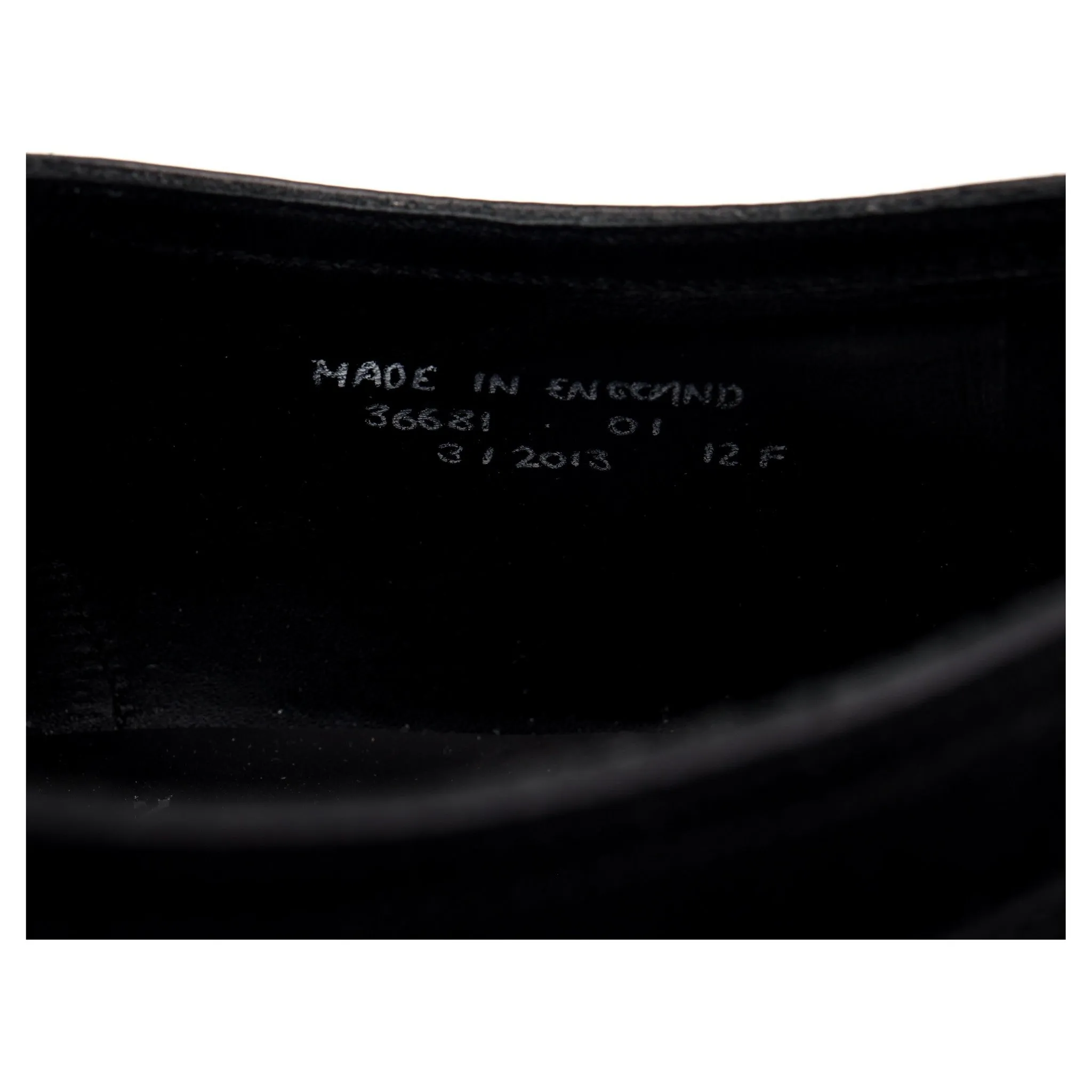 G:One Black Leather Oxford Brogues UK 12 F