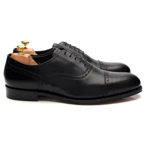 G:One Black Leather Oxford Brogues UK 12 F