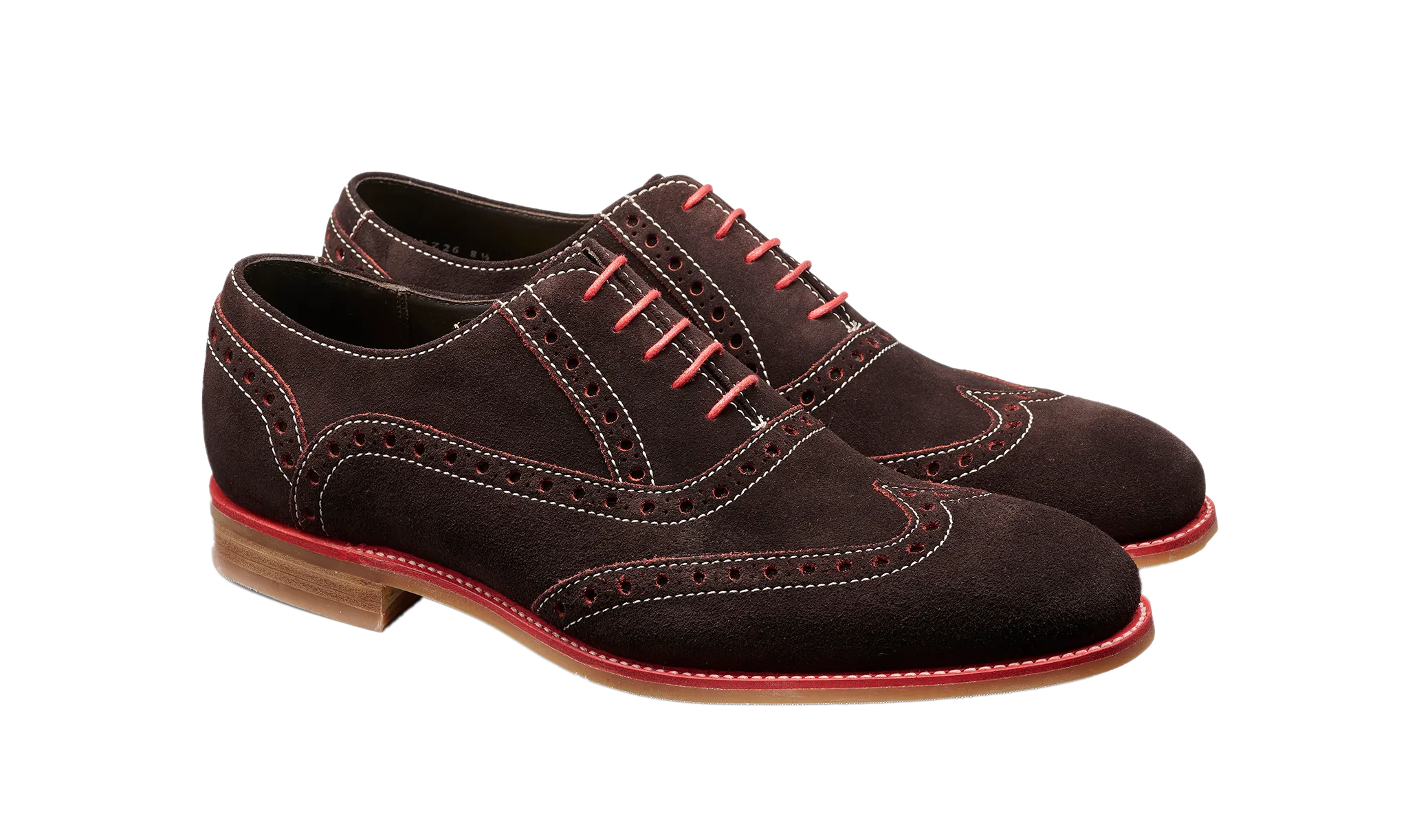 Grant - Beluga Red Suede