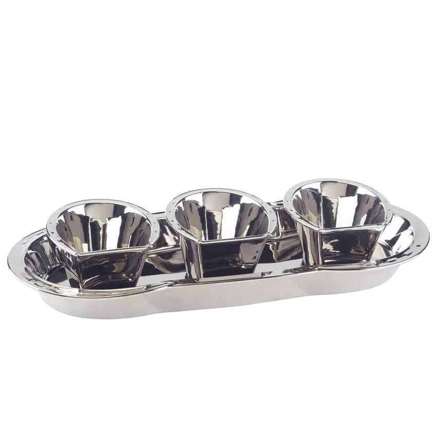Horseshoe 4 Piece Tray Set
