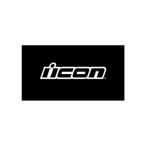Icon Logo -  Slant Black Floormat