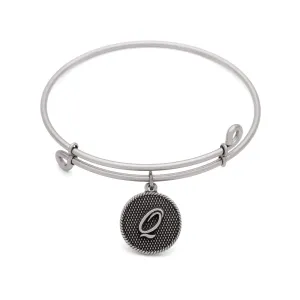 Initial Q, Bangle Antique Silver Color Finish