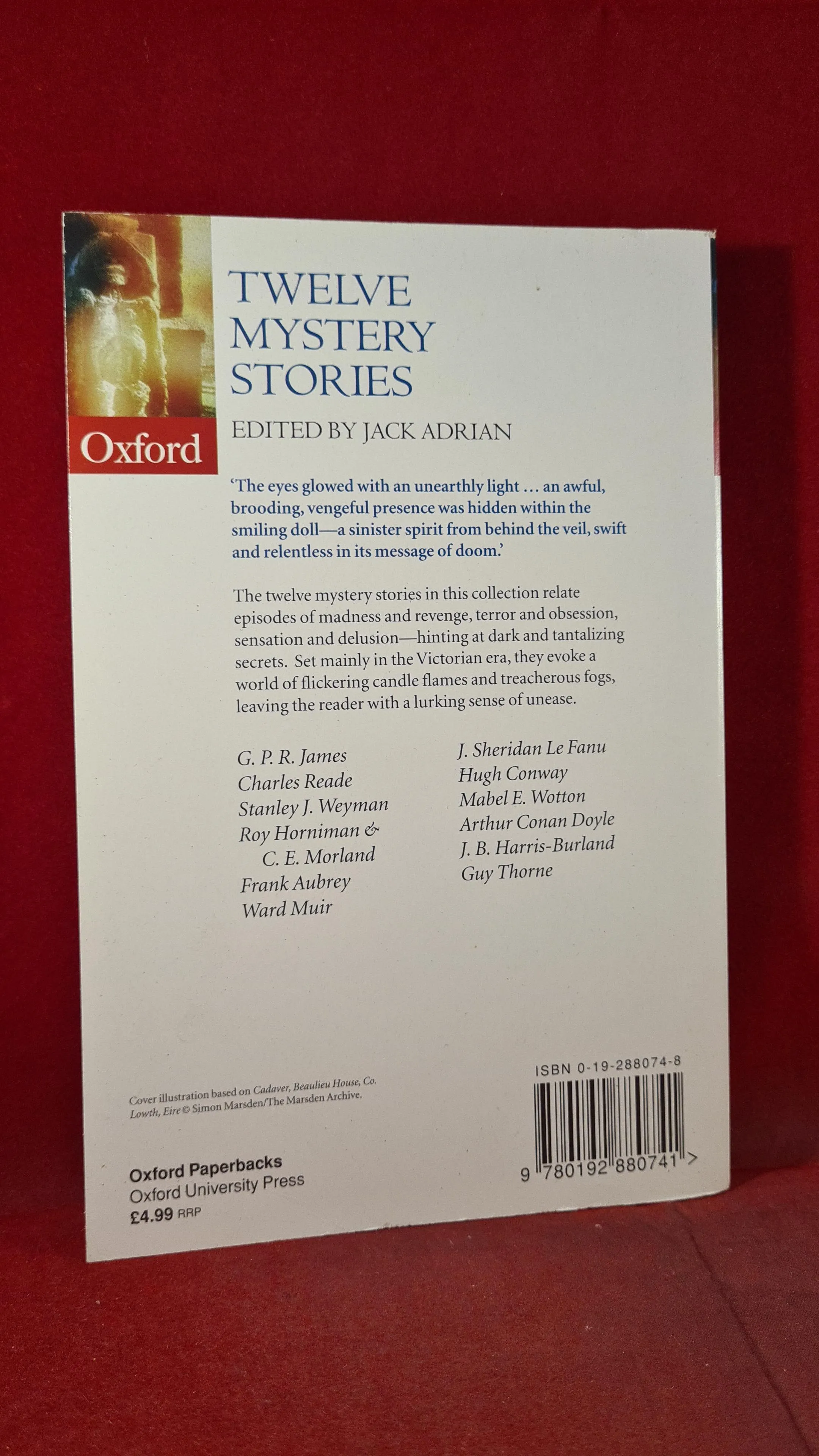Jack Adrian - Twelve Mystery Stories, Oxford, 1998, Paperbacks