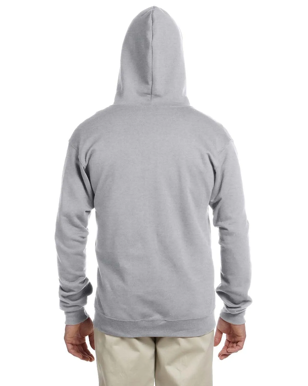 Jerzees Lightweight Full-Zip Hooded Sweatshirt | Oxford