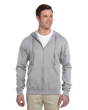 Jerzees Lightweight Full-Zip Hooded Sweatshirt | Oxford