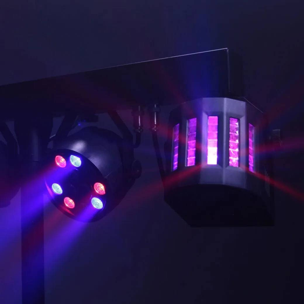 KAM Derby Effects Bar inc. 4 Lights/Stand