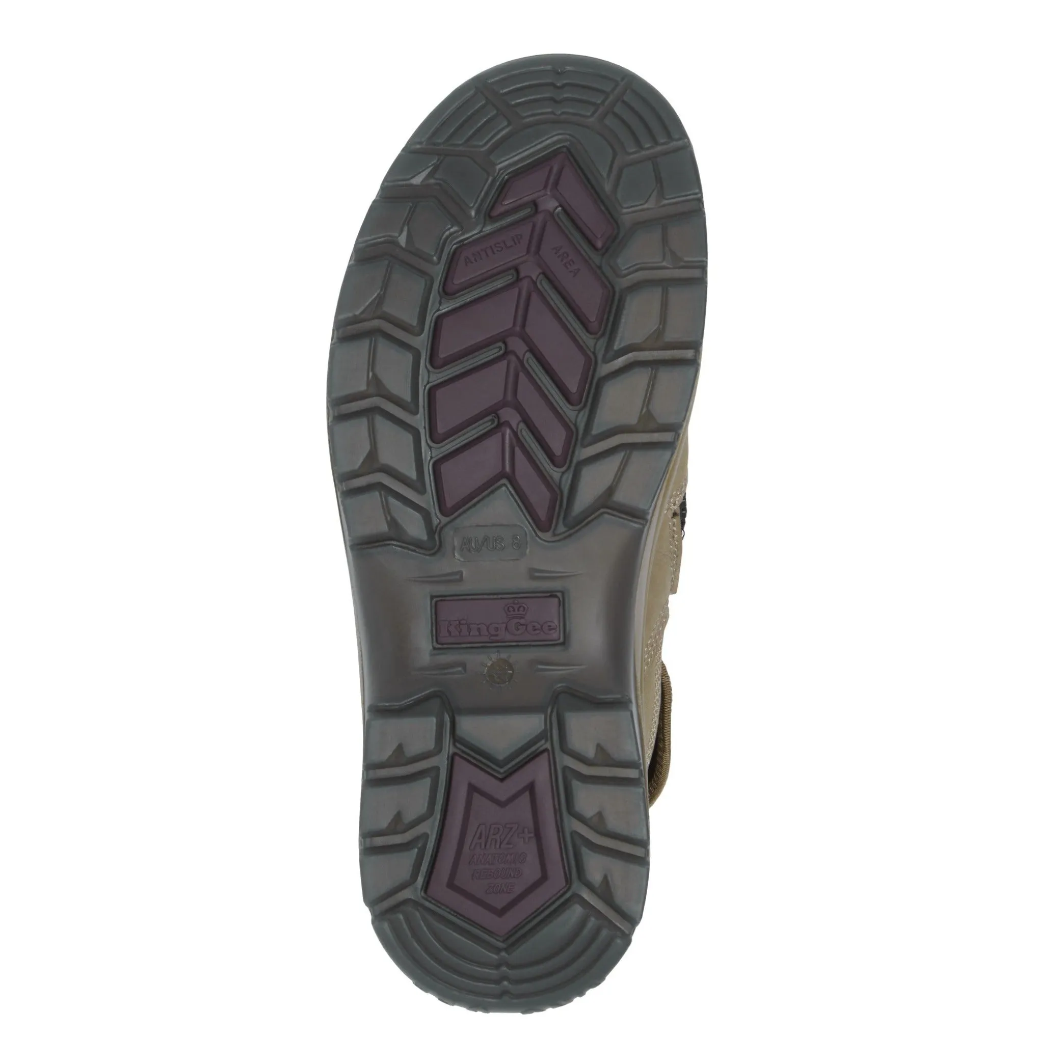 KingGee Women's Tradie Comfortmax Work Boots - Stone