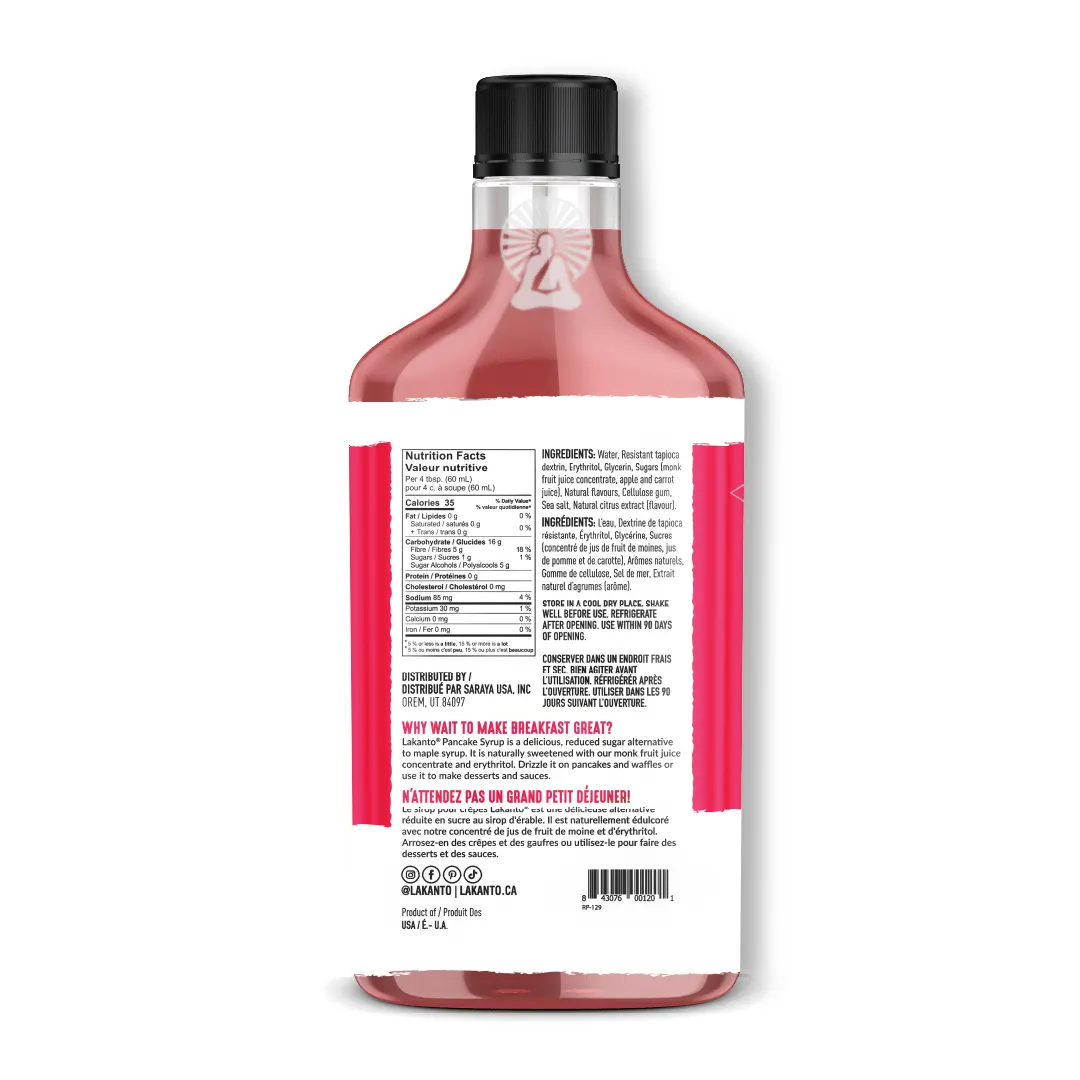 Lakanto Lakanto Sugar-Free Maple Syrup 384mL