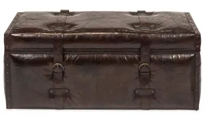 Laramie Leather Trunk Bench