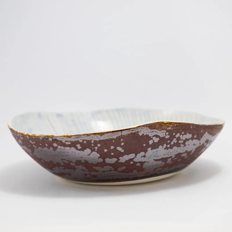 Large Mushroom Serving Bowl