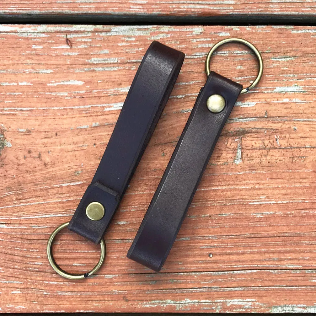 Leather Loop Key Chain