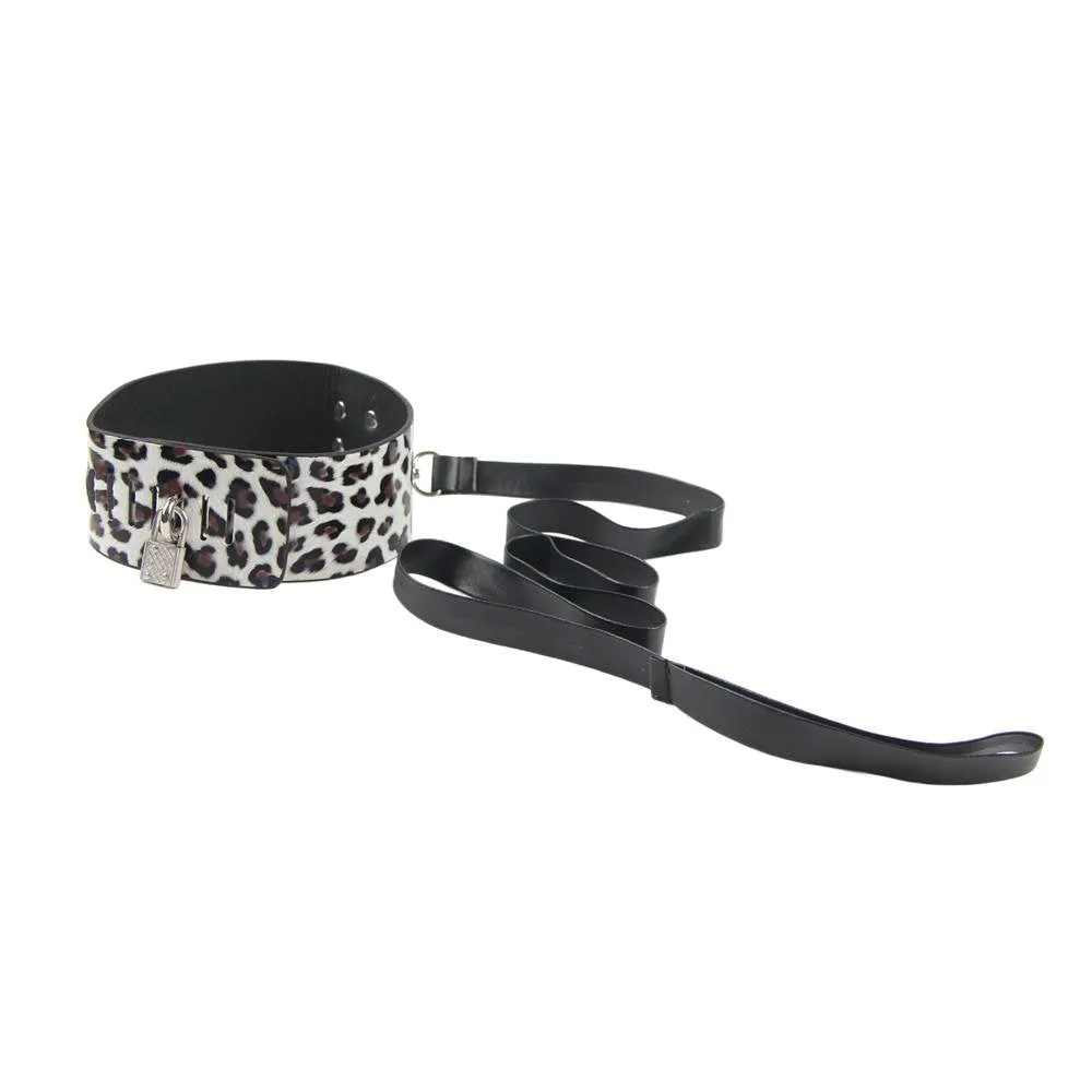 Leopard Leather Bondage Adult Sexy Toys Sm Sexy Product BDSM