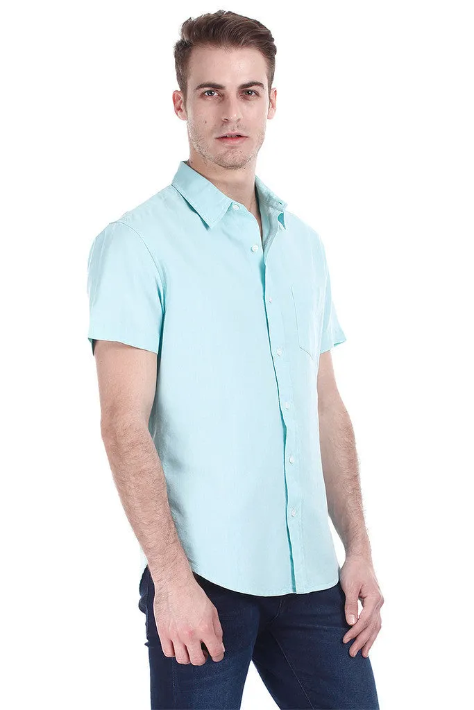 Lightweight Egyptian Cotton Short Sleeve Oxford Shirt
