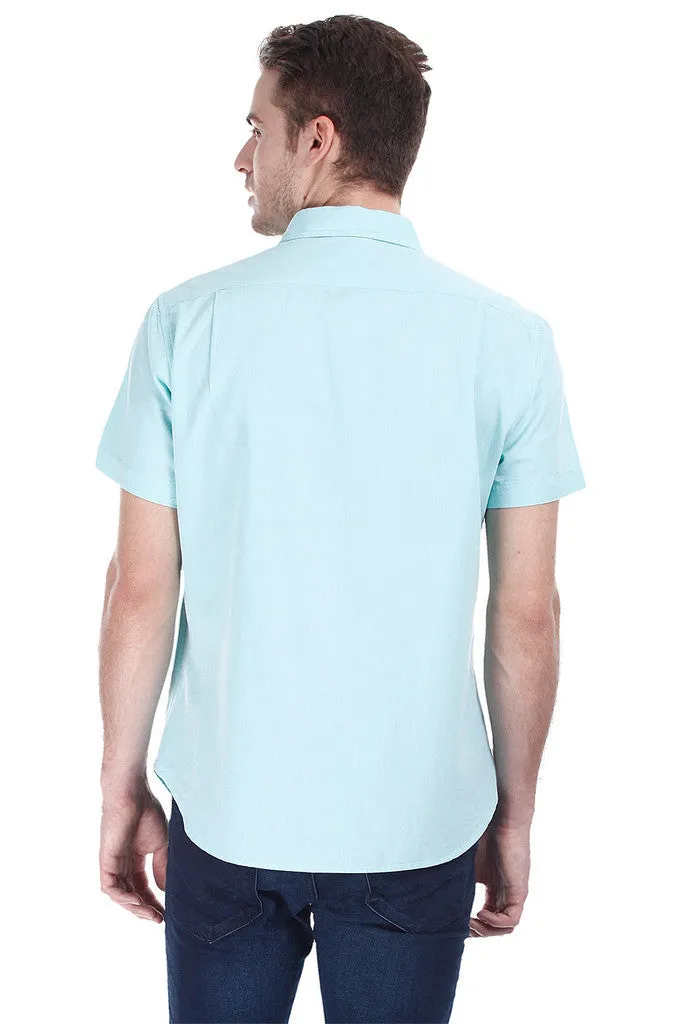 Lightweight Egyptian Cotton Short Sleeve Oxford Shirt
