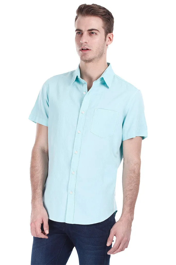 Lightweight Egyptian Cotton Short Sleeve Oxford Shirt