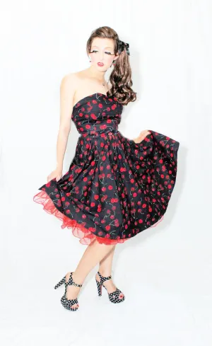 Little Black Cherry Dress