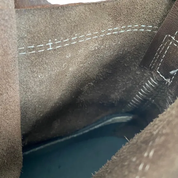 LL Bean 8 Inch Bean Boots Mens 8 Brown Leather Lace Up Duck Boot Made