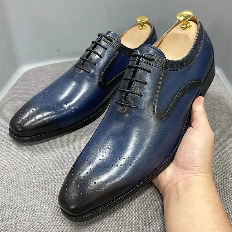 Luxury Cow Genuine Leather Men Shoes