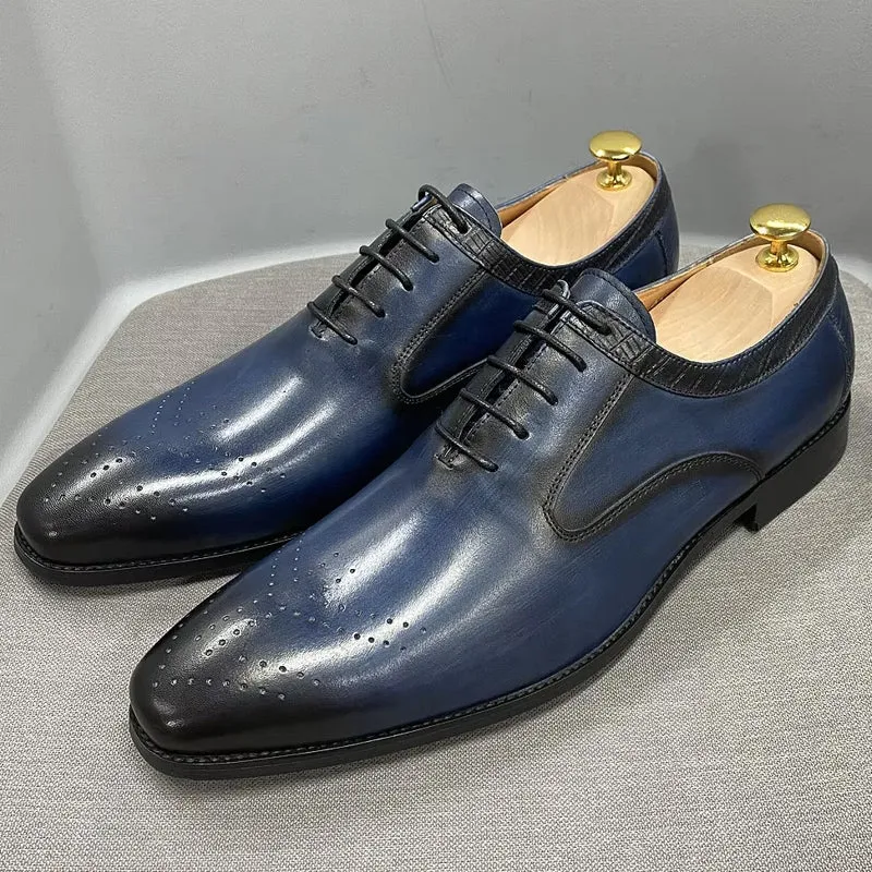 Luxury Cow Genuine Leather Men Shoes