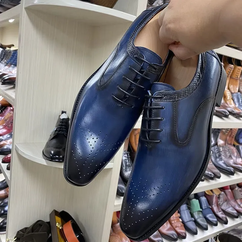 Luxury Cow Genuine Leather Men Shoes