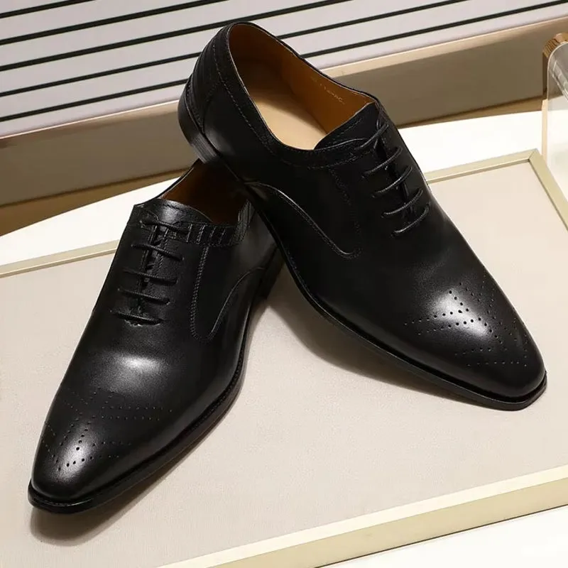 Luxury Cow Genuine Leather Men Shoes