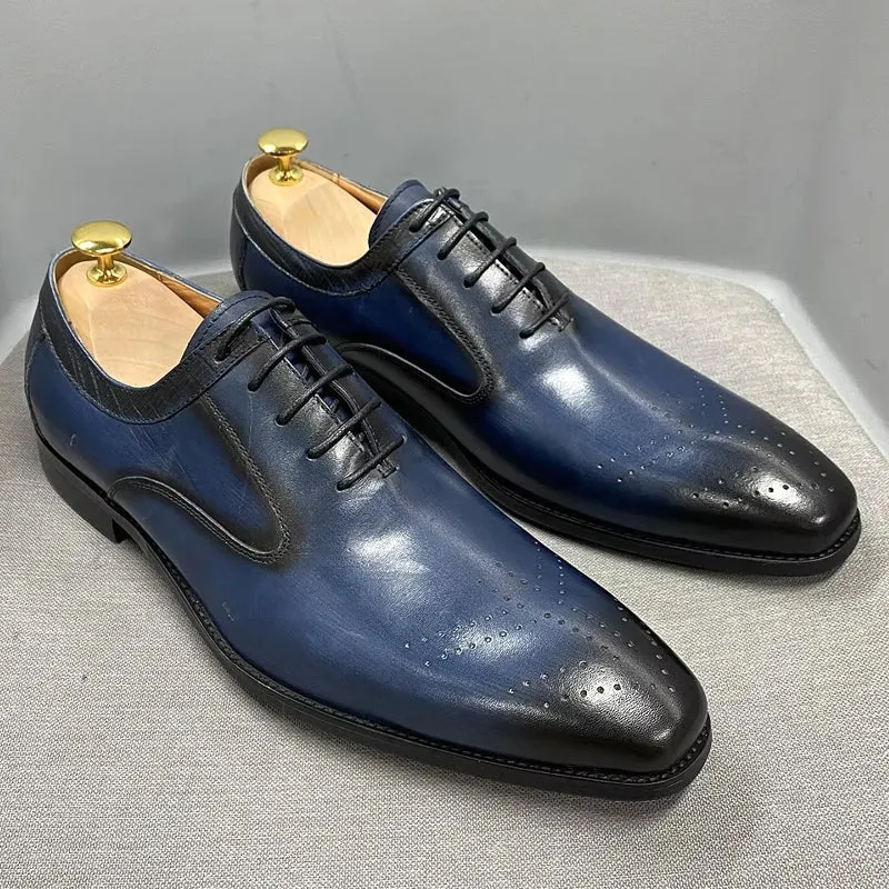 Luxury Cow Genuine Leather Men Shoes