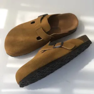Luxus am Fuß: Die Exklusiven Unisex Leder Boston Sandalen von MeisterSchritt