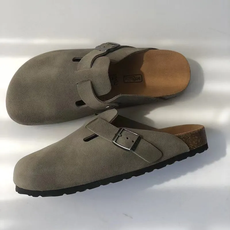 Luxus am Fuß: Die Exklusiven Unisex Leder Boston Sandalen von MeisterSchritt