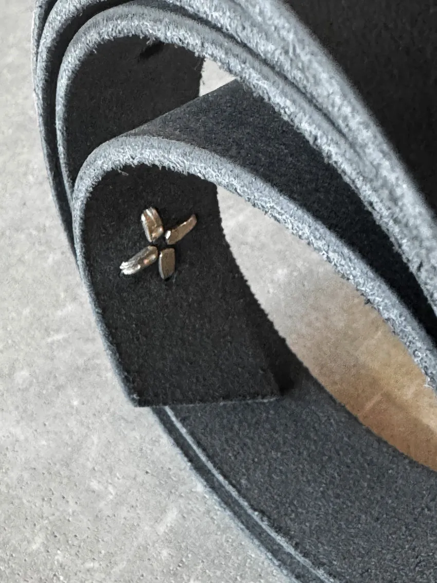 M.A  Double Oval Buckle Medium Belt